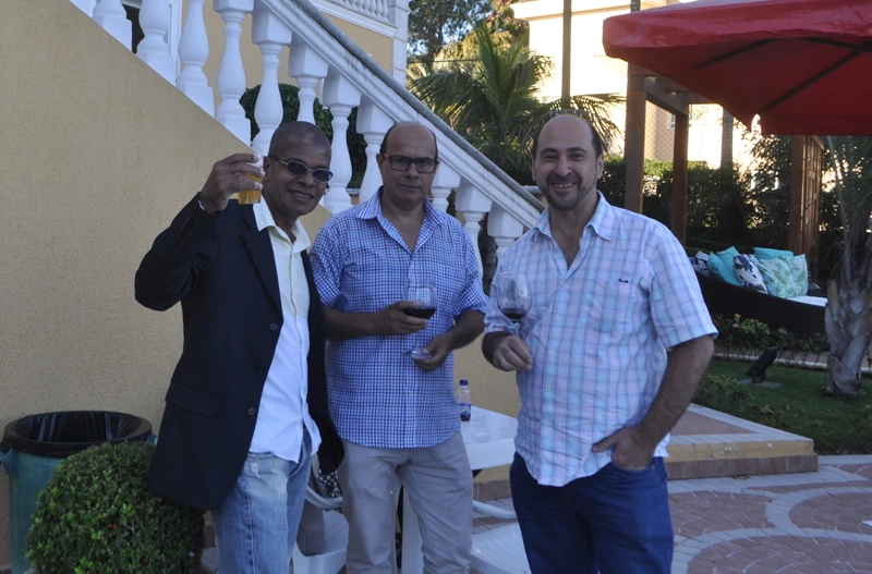 Arthur Figueroa, Aloisio Mathis e Cássio Carrasco