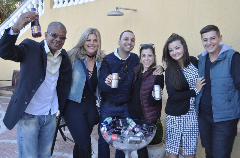 Arthur Figueroa, Gisleine Caron, Marc Tawil e Elisa Tawil, Kizze Mendes e Thiago Amorin 