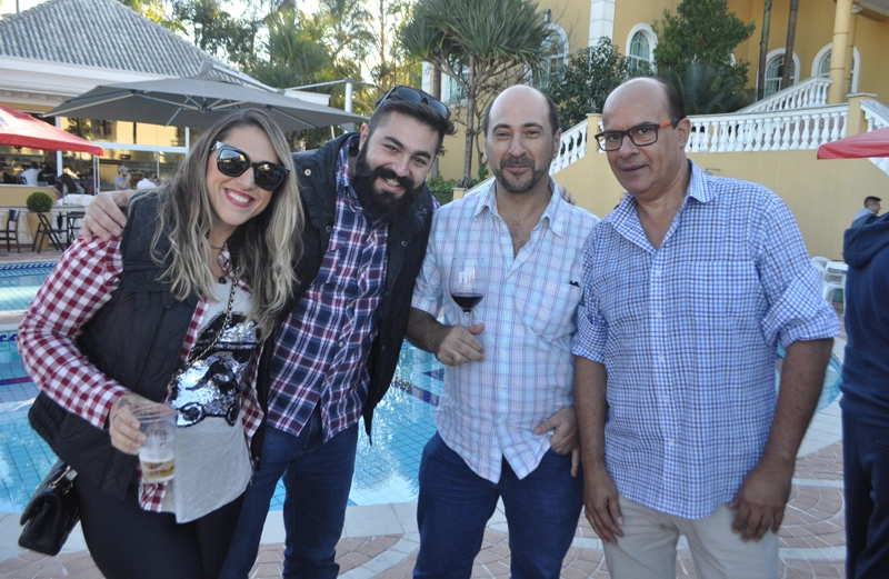 Cristianne Porto, Alexandre Porto, Cássio Carrasco e Aloisio Mathias