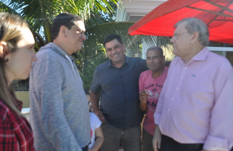 Eduardo Lima, Luis Carlos Tcherneo, Antonio de Padua e Milton Neves