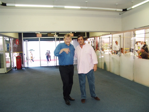 Milton Neves e D&eacute;cio Ribeiro dos Santos