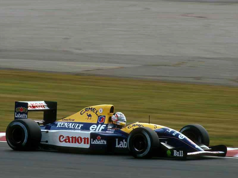 A Wlilliams FW 14B com a qual Nigell Mansell foi campeão da F1 em 1992. Foto: Divulgação