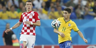 Oscar fez o terceiro gol do time canarinho. Foto: Rafael Ribeiro/CBF