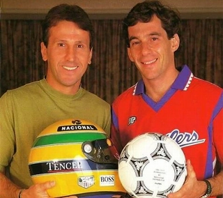 Zico e Senna tiveram grande envolvimento com a Terra do Sol Nascente