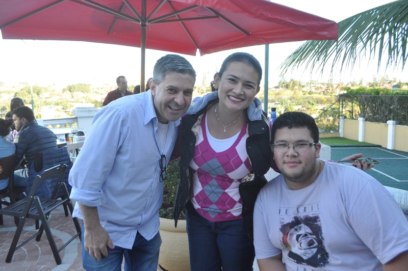 Jorge Olivieri, Leidiane Utiyke e Gabriel Utiyeke