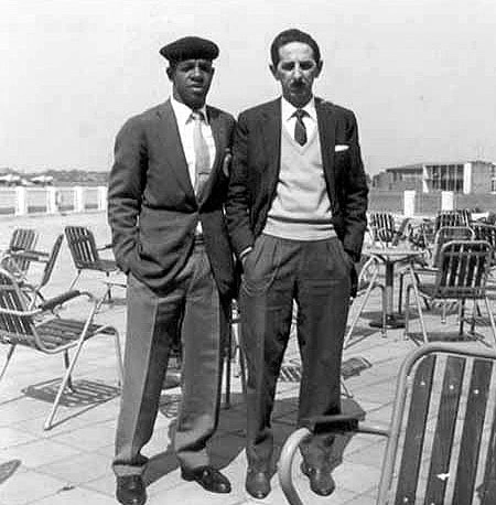 1959: Dorval e Fiori Giglioti em Lisboa, Portugal.

