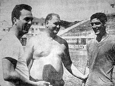 Veja, da direita para a esquerda, Rildo, Antoninho e Júlio Mazzei.