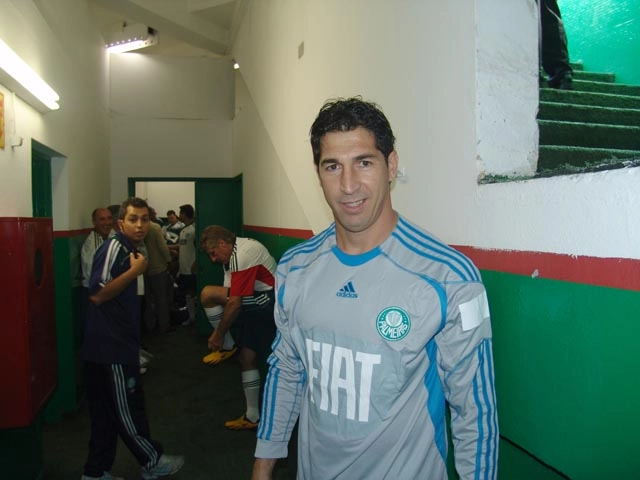 S&eacute;rgio tamb&eacute;m esteve presente na festa alviverde. Foto: Marcos J&uacute;nior/Portal TT