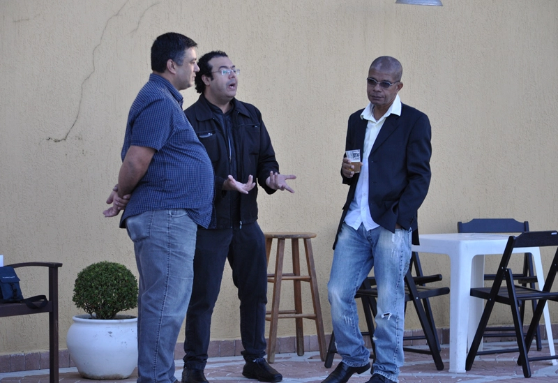 Luis Carlos Tcherno, Dinis Oliveira e Arthur Figueroa