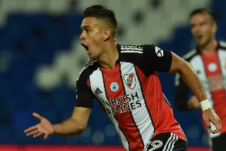Atacante colombiano do River Plate voltou a entrar na pauta do Tricolor. Foto: Facebook/Reprodução