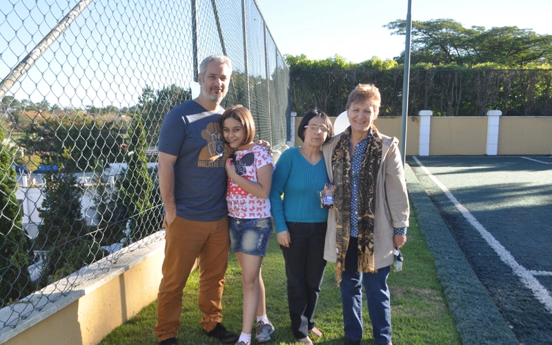 Mário Santos, Benedita Ferreira e Regina Romagno 