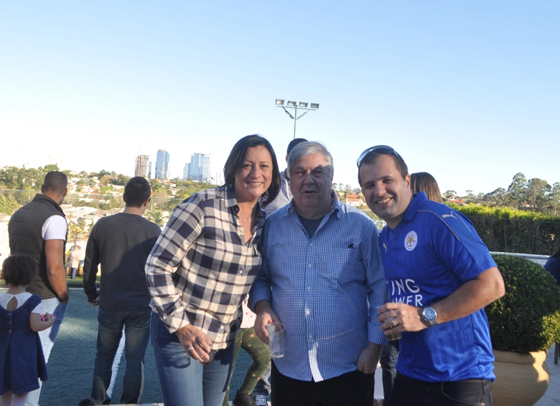 Rosana Cerqueira, Hélvio Borelli e Rodrigo Hidalgo