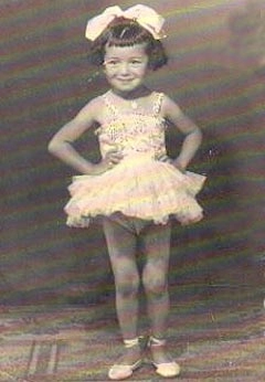 O dom artístico desde os tempos de balé, na infância