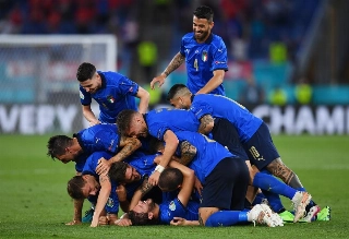 Até aqui a Itália surge como o time mais organizado taticamente da Euro. Foto: Divulgação/UEFA