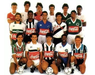 Times ligados ao Clube dos 13 foram patrocinados pela Coca-Cola no Brasileiro de 87. Foto: Reprodução