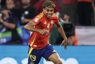 Lamine Yamal, jovem do time espanhol. Foto: Divulgação/UEFA