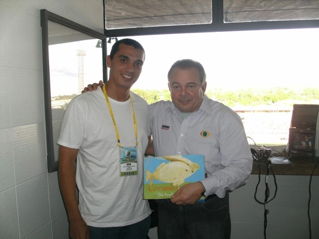Alex Carvalho e Luciano do Valle. Foto enviada por Alex Carvalho