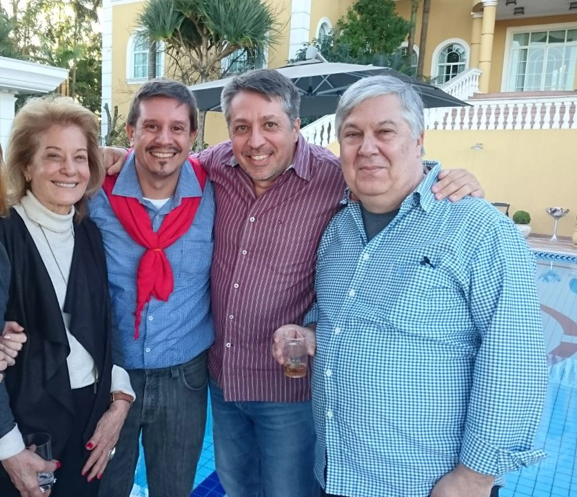 Leda Cavalcanti, Sylvestre Serrano, Flávio Palhares e Hélvio Borelli