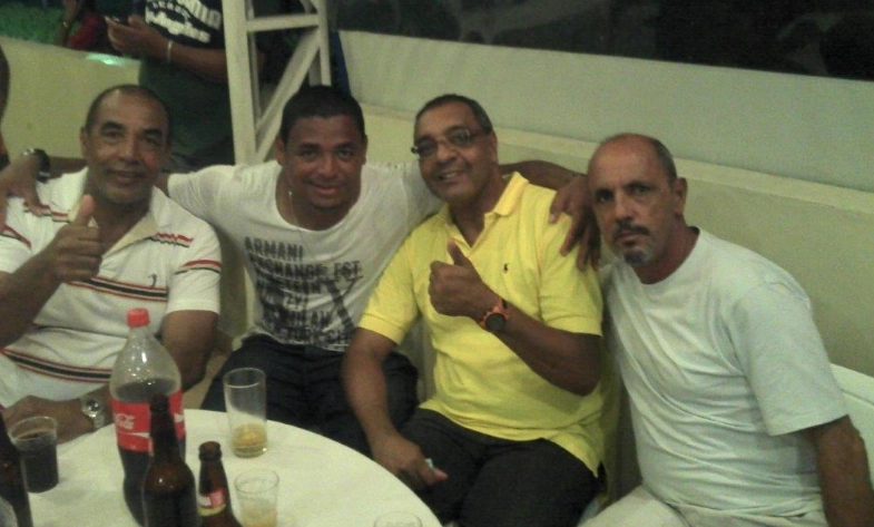 Evento reuniu os amigos Gerald&atilde;o, Vampeta, Bas&iacute;lio e Wilsinho