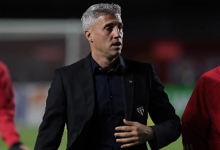 Treinador são-paulino ganhou respaldo do cartola, que pediu “foco no trabalho”. Foto: Rubens Chiri/saopaulofc.net