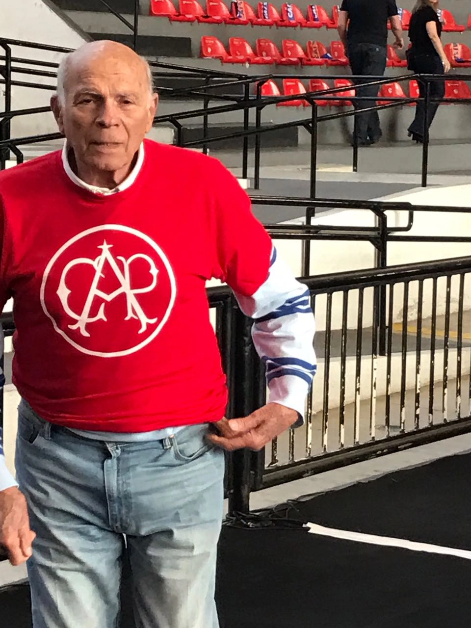 Amaury Pasos no jogo do Club Athletico Paulistano, em 2017