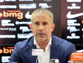 Sylvinho, técnico do Corinthians. Foto: Rodrigo Coca/Ag. Corinthians