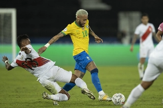 Na primeira fase, seleção brasileira bateu os peruanos por 4 a 0. Foto: Lucas Figueiredo/CBF