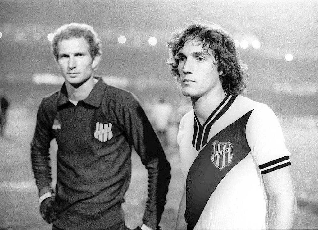 Os ponte-pretanos Carlos e Oscar em 1977. Foto: Instagram/Pontestore
