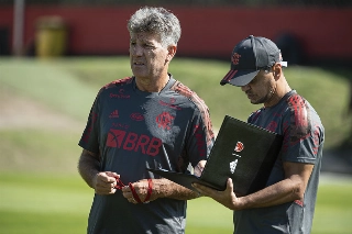 Rubro-Negro Carioca fará seu primeiro jogo sob o comando do novo treinador. Foto: Alexandre Vidal/Flamengo
