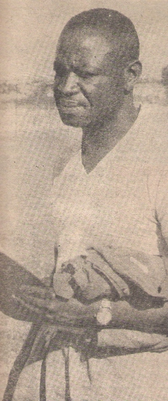 Brandãozinho é fotografado no estádio da Portuguesa, em novembro de 1965. Foto: Reprodução/Gazeta Esportiva 