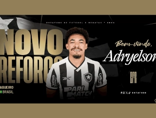 Adryelson voltou ao Botafogo nesta janela. Foto: Reprodução/Redes sociais