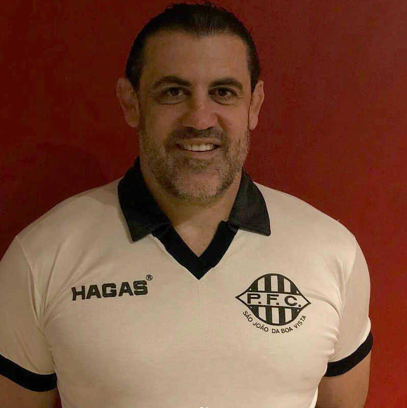 Em 30 de janeiro de 2018, com a camisa do Palmeiras Futebol Clube, de S&atilde;o Jo&atilde;o da Boa Vista (SP). Foto: arquivo pessoal de Finazzi