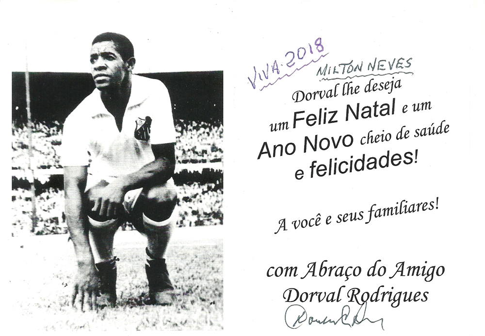 Milton Neves ficou muito emocionado com o cartão que recebeu de Dorval em dezembro de 2017. Quanto carinho, não é mesmo?